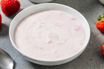 Sweet Healthy Strawberry Yogurt