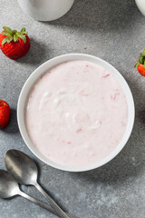 Sweet Healthy Strawberry Yogurt