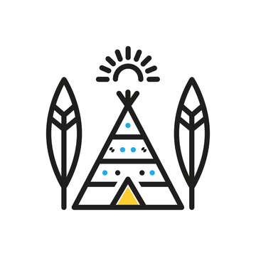 Multi color icon for tribe;