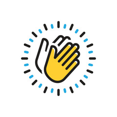 Multi color icon for appreciate