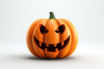 Halloween pumpkin vegetable cartoon.