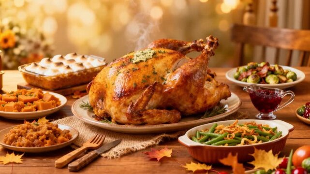 Thanksgiving and Christmas Turkey Feast