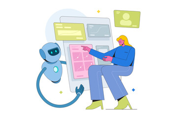 Human and AI Collaboration for Digital Interface Design