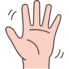 Fototapeta premium Touch Sticker