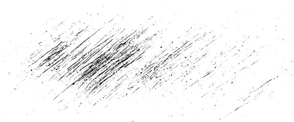 Vector Abstract Black And White Grunge Brush Texture Ink Stroke Background