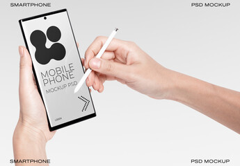 Realistic Smartphone Psd Mockup