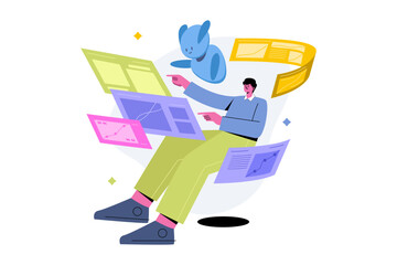 AI Assistant Digital Dashboard Data Analytics