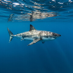 Fototapeta premium shark in the sea