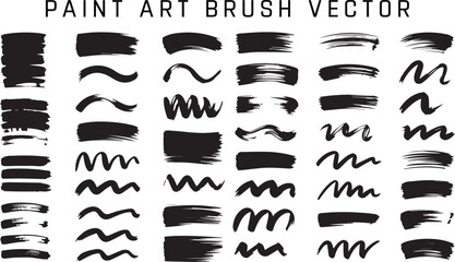 Set of Paint Brush Stroke and Abstract Grunge Banner Vector Illustration, Watercolor Ink Splash and Texture Elements for watercolor brush, splatter brush, illustrator brush, photoshop brush, paint