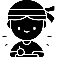 Glyph Solid Diligent Icon