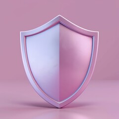 3D render icon  8K Cybersecurityfocused 3D render clay style isolated on pure solid background of data protection 3D Trend 2024