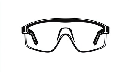 Fototapeta premium Stylish Protective Glasses for Safety and Fashion by Design