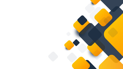 Modern geometric yellow abstract background