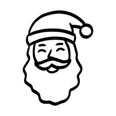 Happy Santa Claus Character Vector Illustration