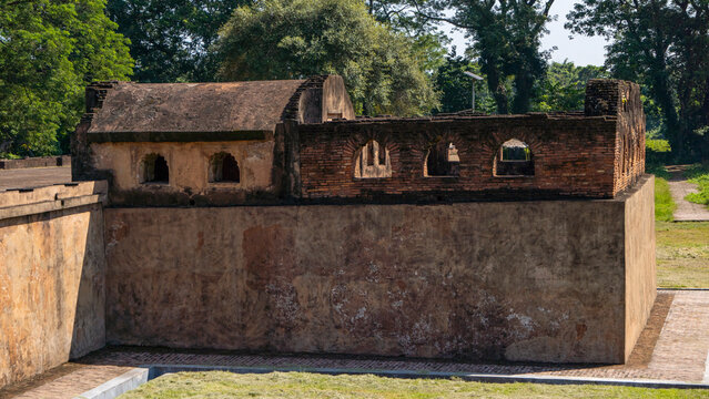 Tolatol Ghar of the Ahom Kingdom at Sibsagar in Assam India 5
