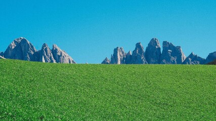 landscape with mountains