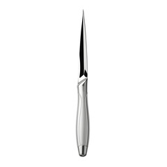 Elegant letter opener with a polished finish isolated on transparent background, perfect for correspondence