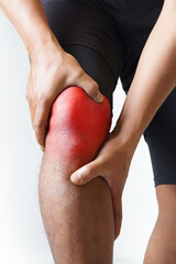 Urgent care needed for debilitating knee pain causing swelling and discomfort after sports injury or strenuous physical activity