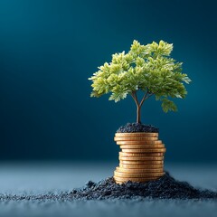 Investment in sme entrepreneurship growing green ventures amidst economic challenges business landscape conceptual photography