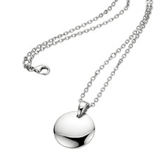 Elegant silver pendant necklace isolated on transparent background, a stylish and fashionable jewelry piece