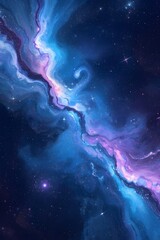 night sky with stars and clouds