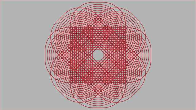 Intricate Geometric Mandala Symmetry Abstract Art