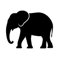 silhouette of an elephant png