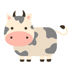 milk cow illustration.eps