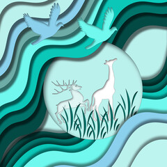 abstract floral background