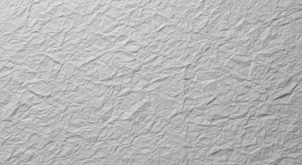 White crumpled paper texture background isolated PNG with Transparent Background
