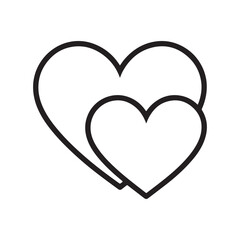 Minimalist Doodle Heart Symbol
