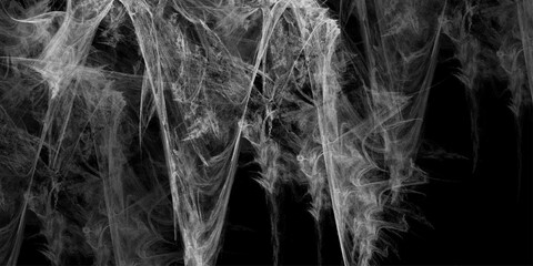 Abstract smoke texture over black. Steam explosion special effect. white background of fluffy texture of down. abstract powder, water spray on black background. stone concrete texture grunge backdrop