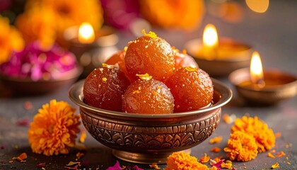 Diwali festival sweets image with indian assorted sweets image.