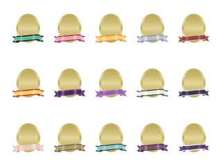 いろいろメダルリボンセット25