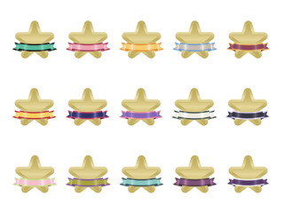 いろいろメダルリボンセット30