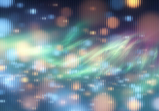 Abstract background with vertical lines and blurred lights creating a dreamy atmosphere effect