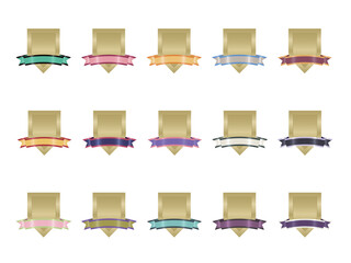 いろいろメダルリボンセット38