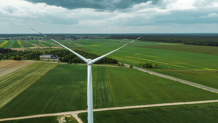 Modern wind turbine for ecological energy