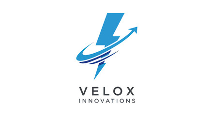 Velox Innovations Logo - A Dynamic Symbol of Technological Advancement and Progress.