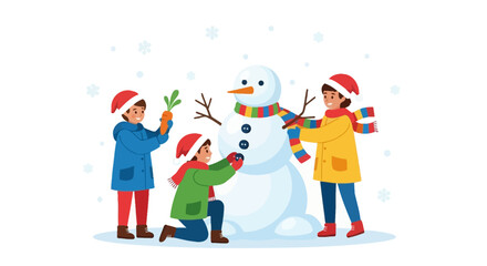 group of people in christmas hats