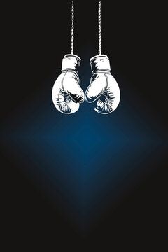 Plantilla para cartel de boxeo