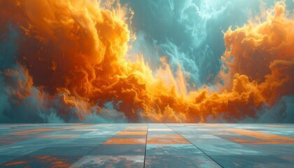 Dramatic Sky and Reflective Surface - A Vision of Awe and Wonder.