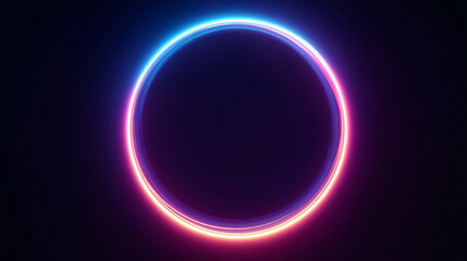 Obraz premium Solar Eclipse with Glowing Circular Frame and Bright Sunlight Corona Ring