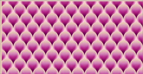 Pink Gradient Petal Seamless Pattern Background.