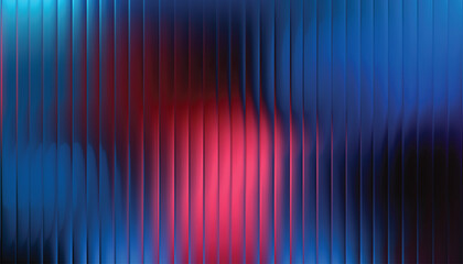 Abstract vertical stripes of vibrant blue and deep red create a dynamic textured background with a blurred effect