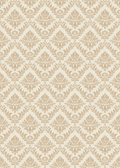 Vintage damask seamless pattern, elegant damask pattern vector wallpaper, classic damask pattern vector for Wallpaper, Fabric, Branding, Packaging, Invitations, Wedding, luxury design.