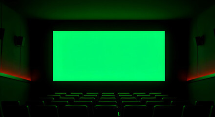 Movie Theater Green Screen — Layar Bioskop dengan Efek Chroma Key