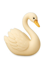 Elegant swan illustration, perfect for branding and design projects, conveying grace and beauty, suitable for logos, cards, and web graphics