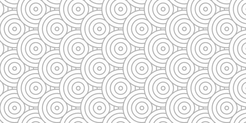 Overlapping white and gray repeating overlap fabric floral ornament fashion abstract pattern creative textile design. seamless diamond geometric tiles background.	