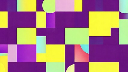 abstract background with colorful squares - Powered by Adobe
